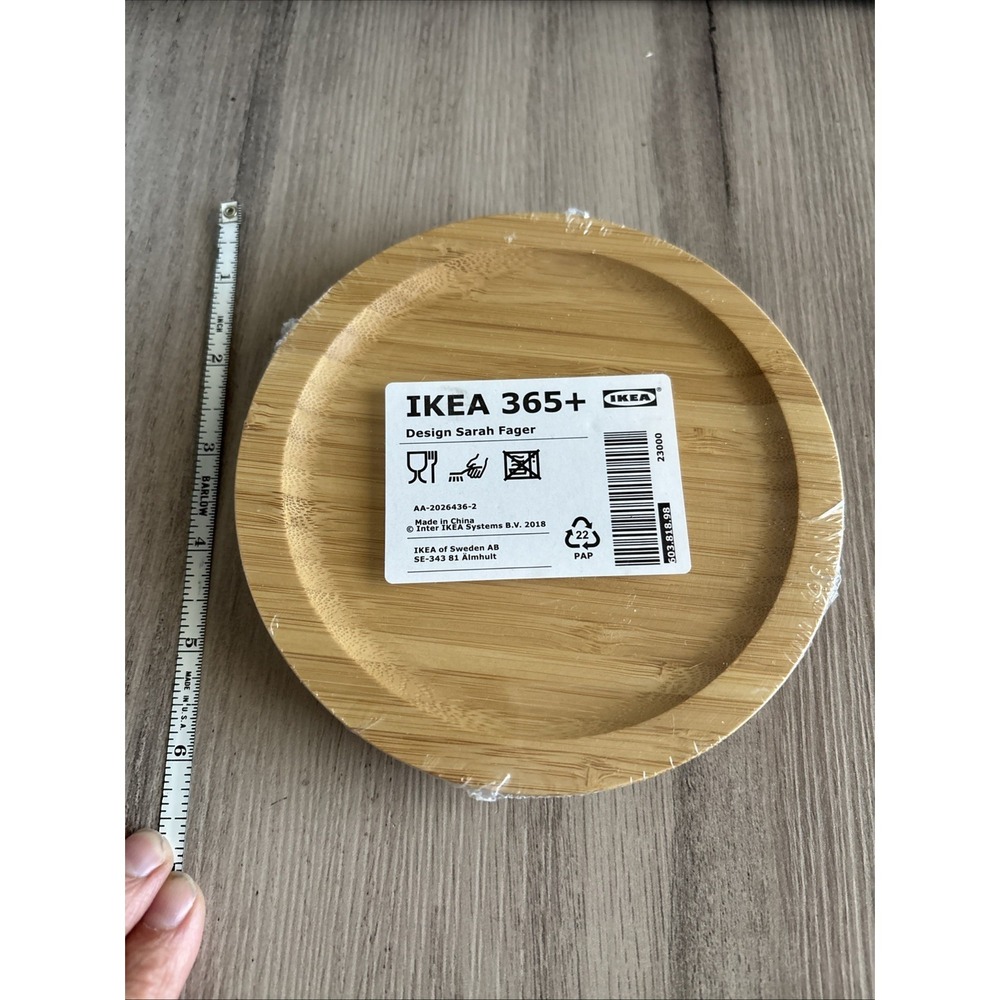 New IKEA 365+ Food Storage Lid Round BAMBOO 603.818.98